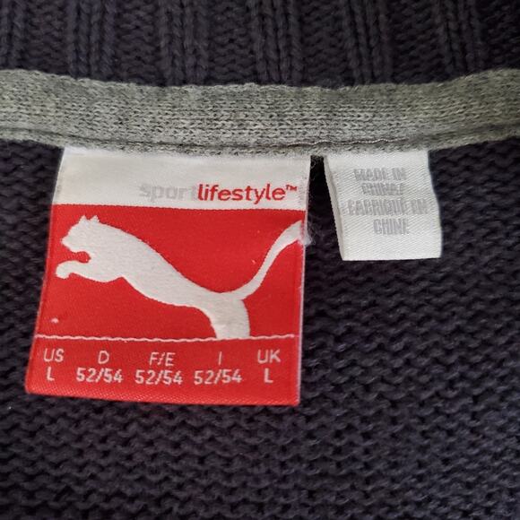 Puma | Contrast Trim Zip Up Warm Sweater - Picture 6 of 7